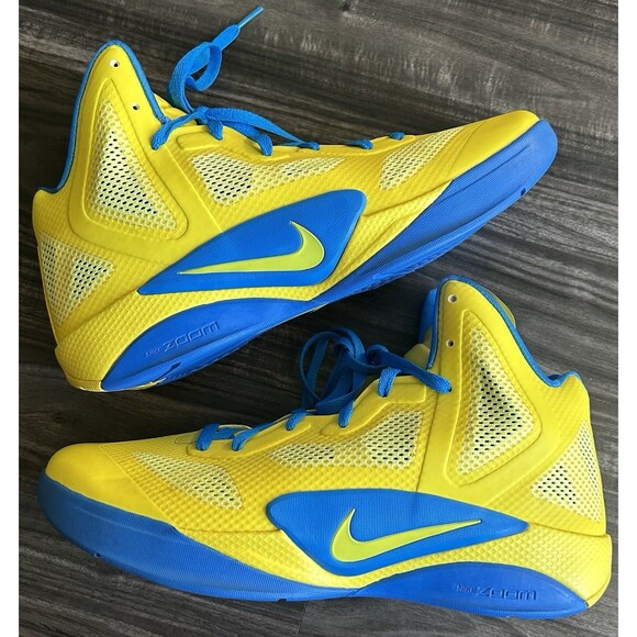 NEW Nike Zoom Hyperfuse 2011 Elite Youth Nationals PE Volt Blue Sz 12 (Men’s 11) main image 10